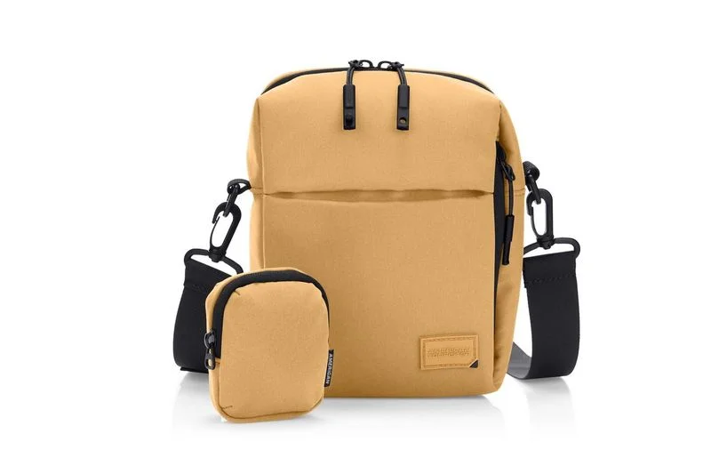 AMERICAN TOURISTER RIGEL CROSSBODY 02 MUSTARD