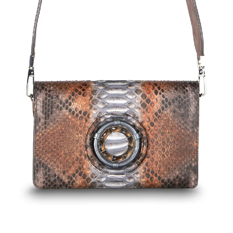 Anna Convertible Crossbody, Brown Multi, Gemstone Accents