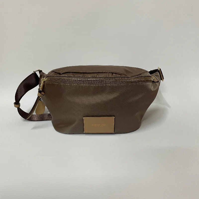 BIRLIN BIRD ELEGANT LADY SADDLE CROSSBODY TAUPE