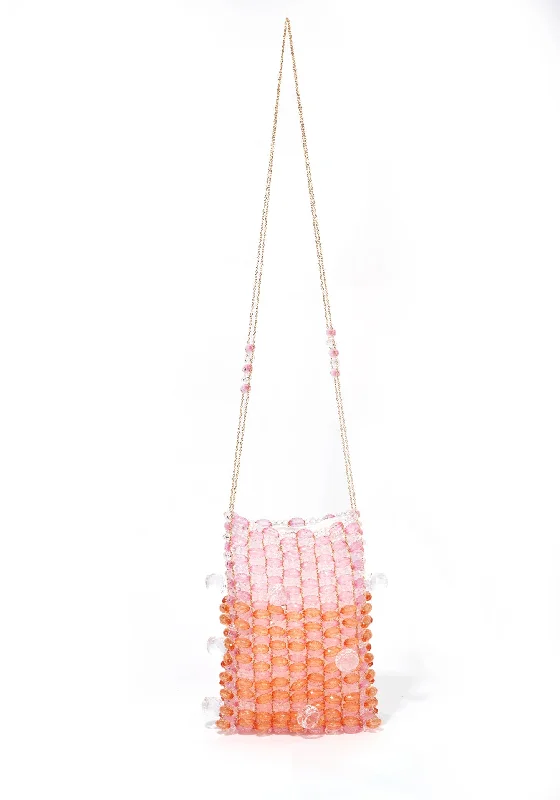 Caprice Bag in Peach and Pink Ombre