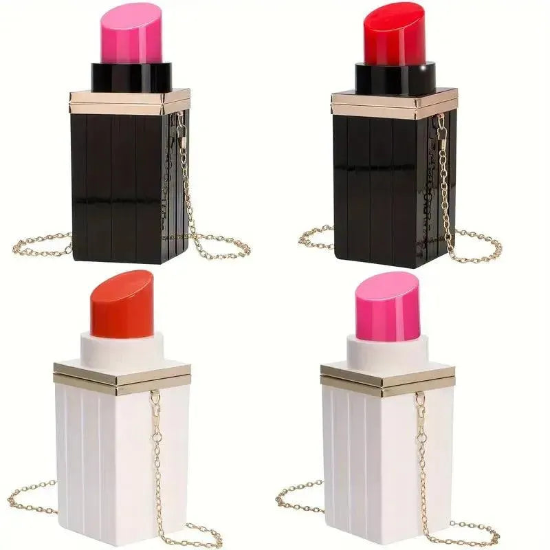 Chic Mini Lipstick Shaped Crossbody Bag