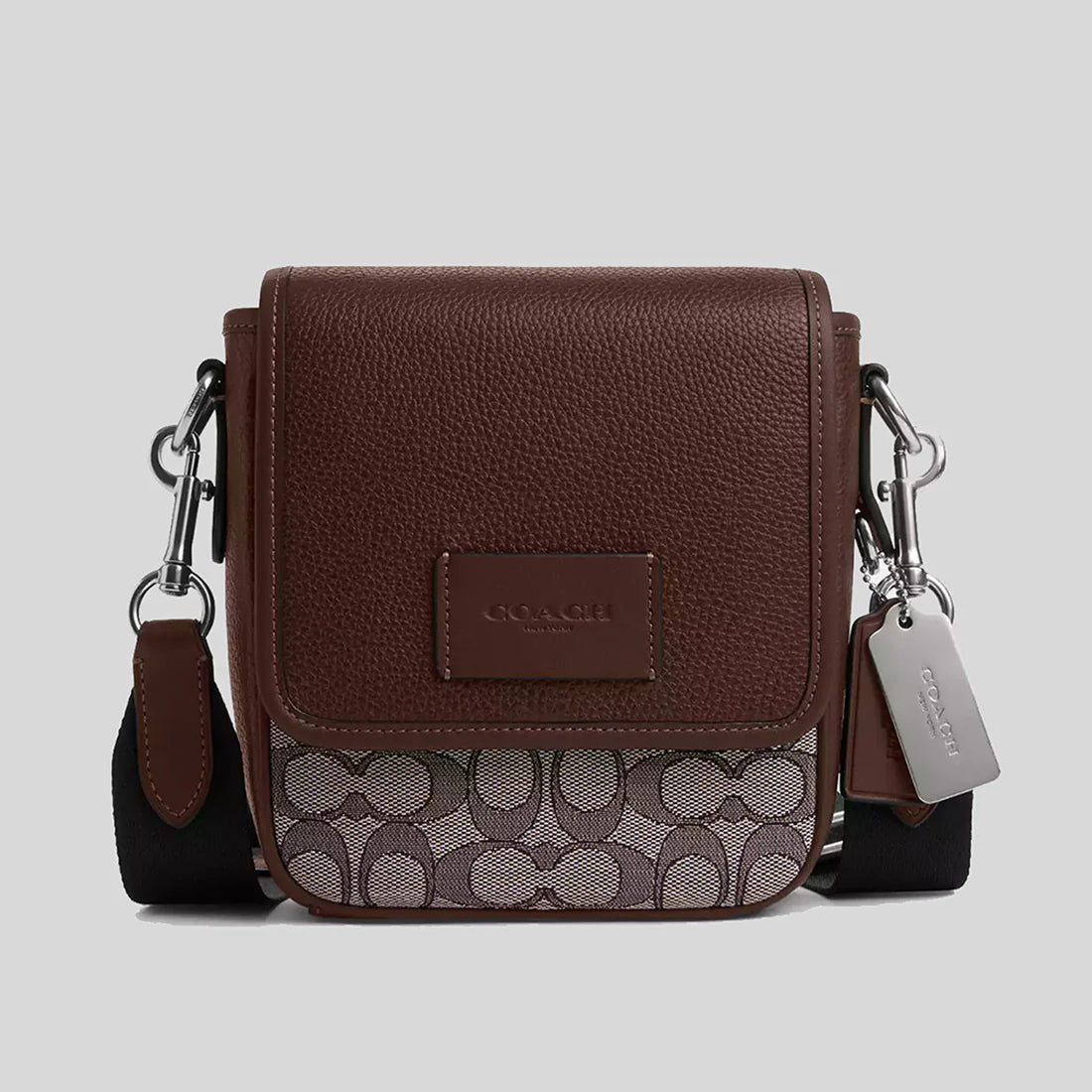 COACH Lucas Crossbody In Signature Jacquard Oak/Maple RS-CO915