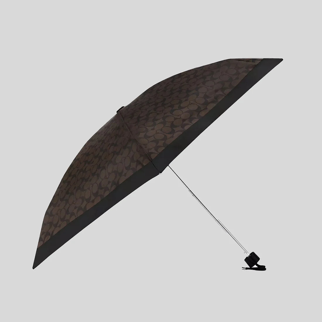 COACH UV Protection Signature Mini Umbrella Brown/Black RS-C4322