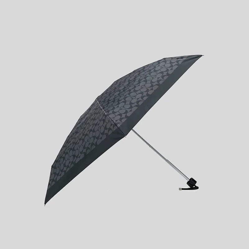 Coach Uv Protection Signature Mini Umbrella Graphite RS-C4322