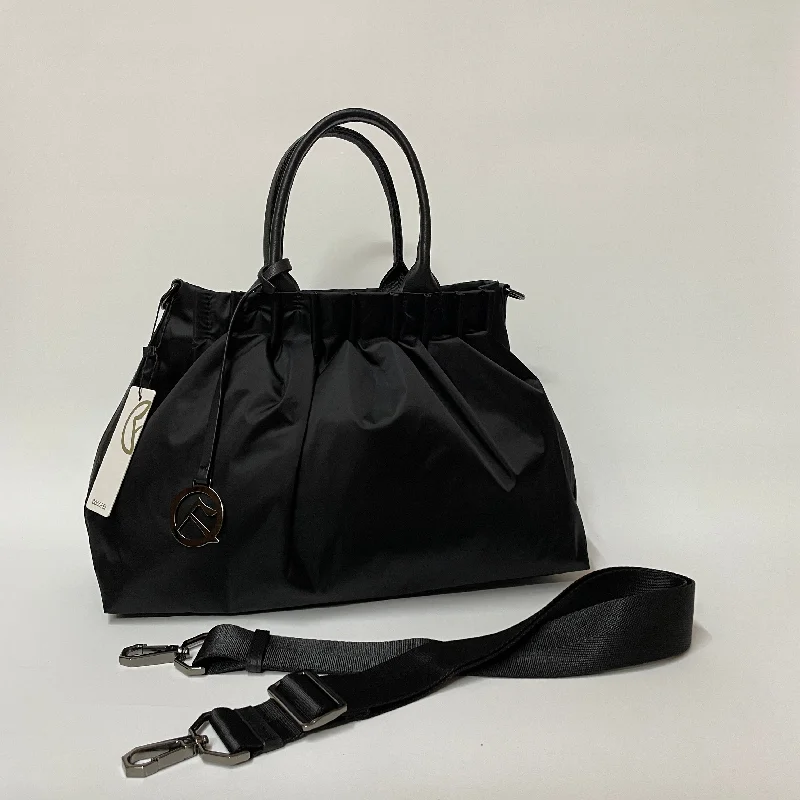 COCOFEI PLEATED HANDBAG BLACK