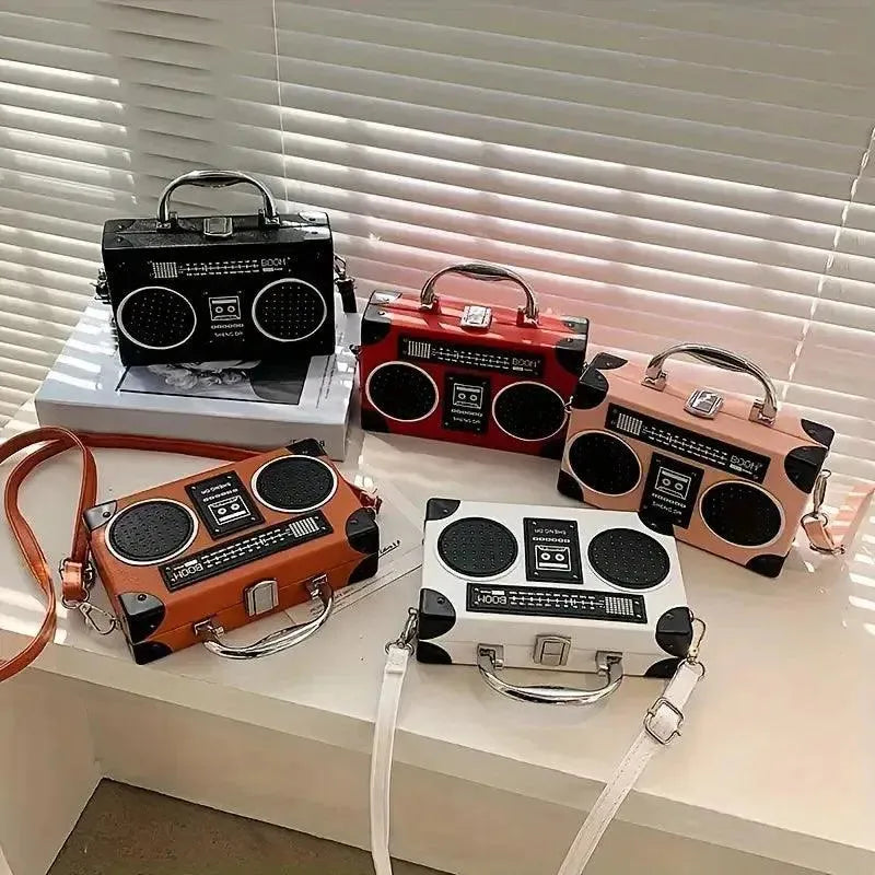 Creative Radio Box Shaped Handbag