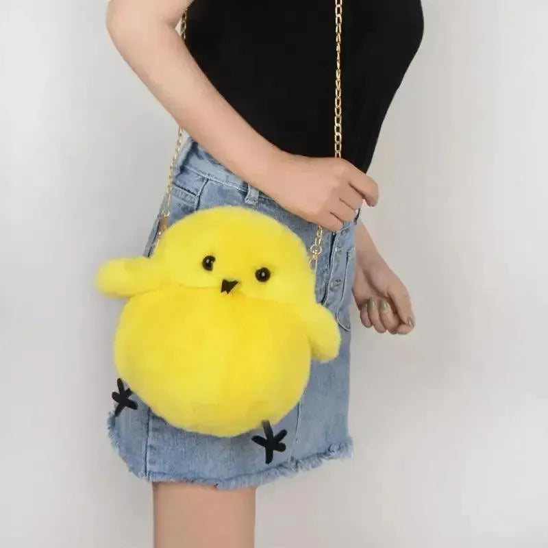 Cute Chick Shaped Sling Bag