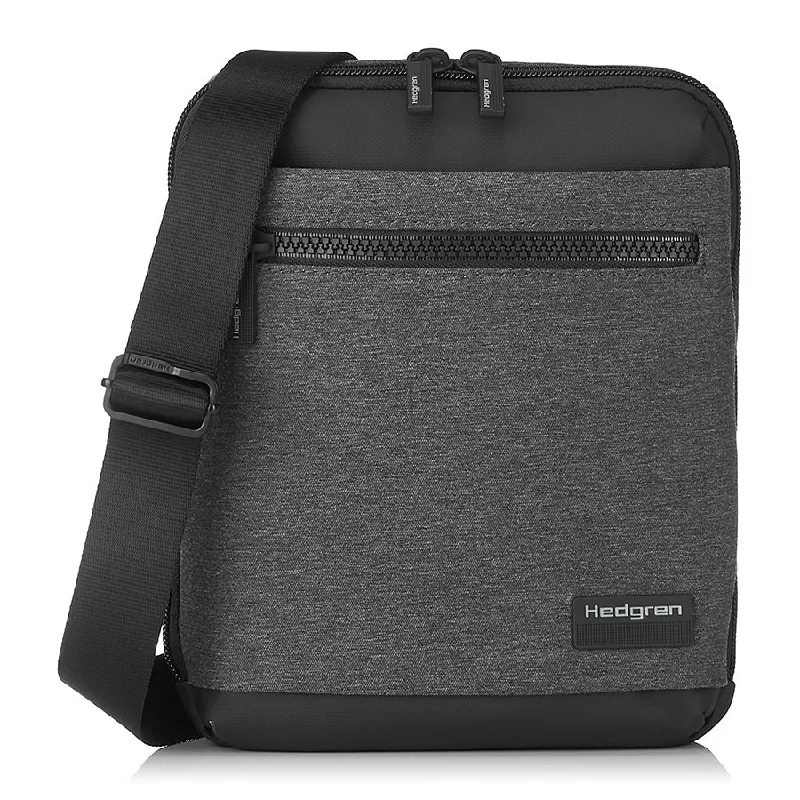 HEDGREN NEXT CHIP CROSSBODY SLIM RFID STYLISH GREY