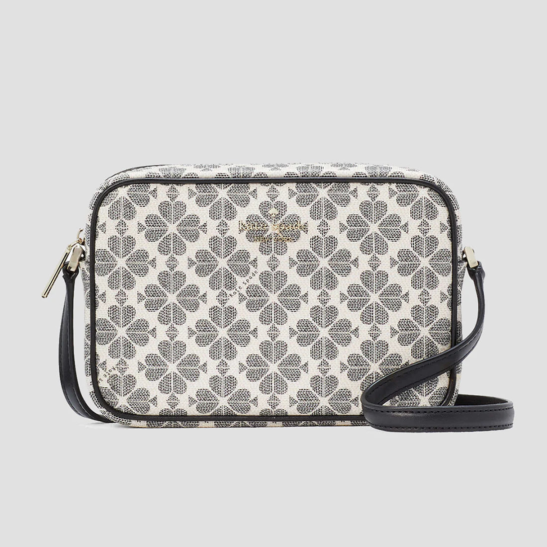 KATE SPADE Spade Flower PVC Mini Camera Bag Black Multi RS-KG489