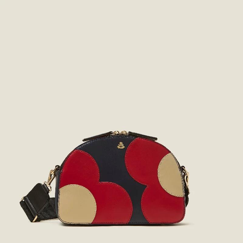 Luna Crossbody - Spot Flower Navy