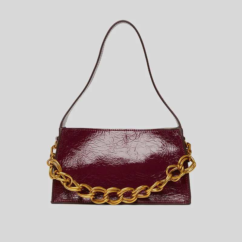 Manu Atelier Mini Kesme Shoulder Bag Burgundy RS-2022582