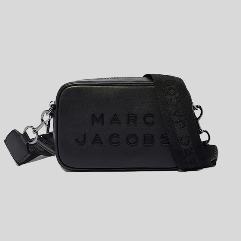 Marc Jacobs DTM The Flash Leather Crossbody Bag Black RS-H107L01SP22