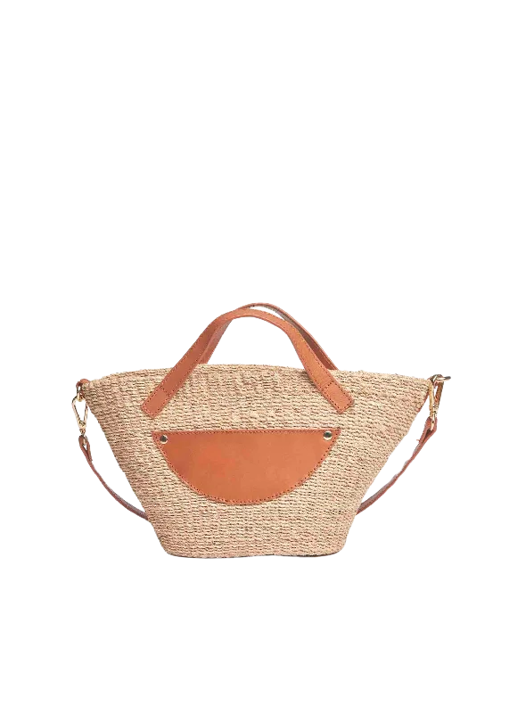 Mini Maya Straw Tote Bag