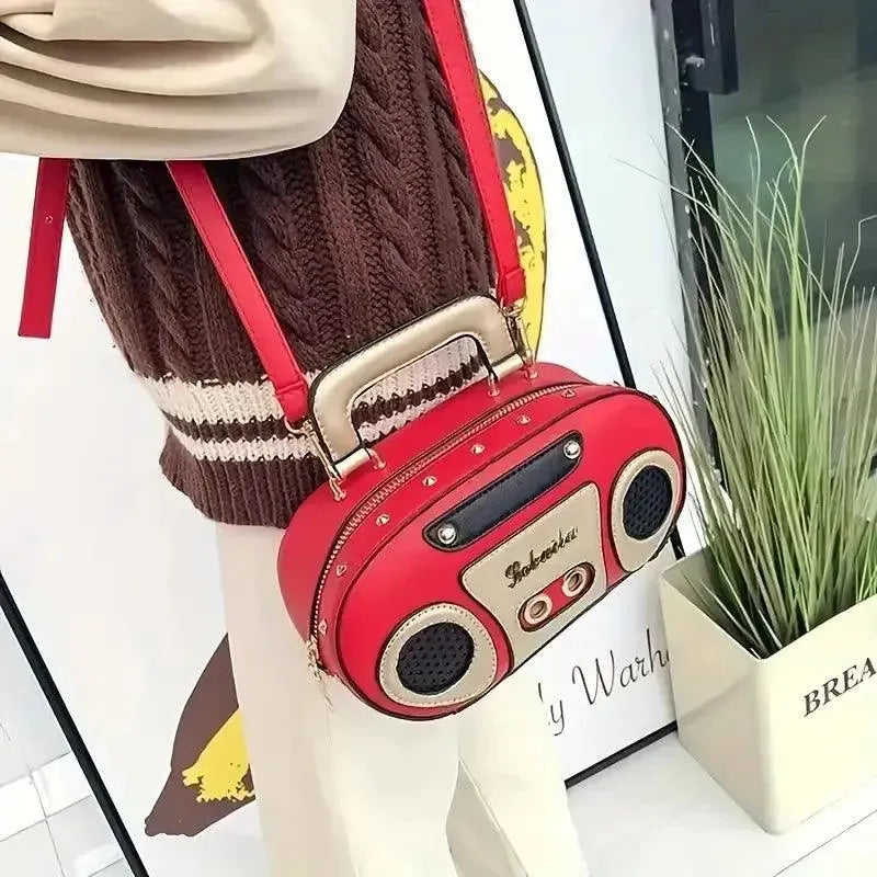 Novelty Mini Radio Shaped Handbag