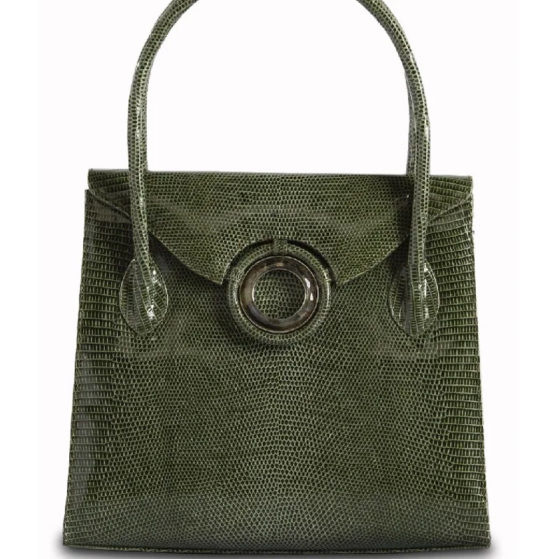 Thompson 'O' Tote - Green Exotic Lizard