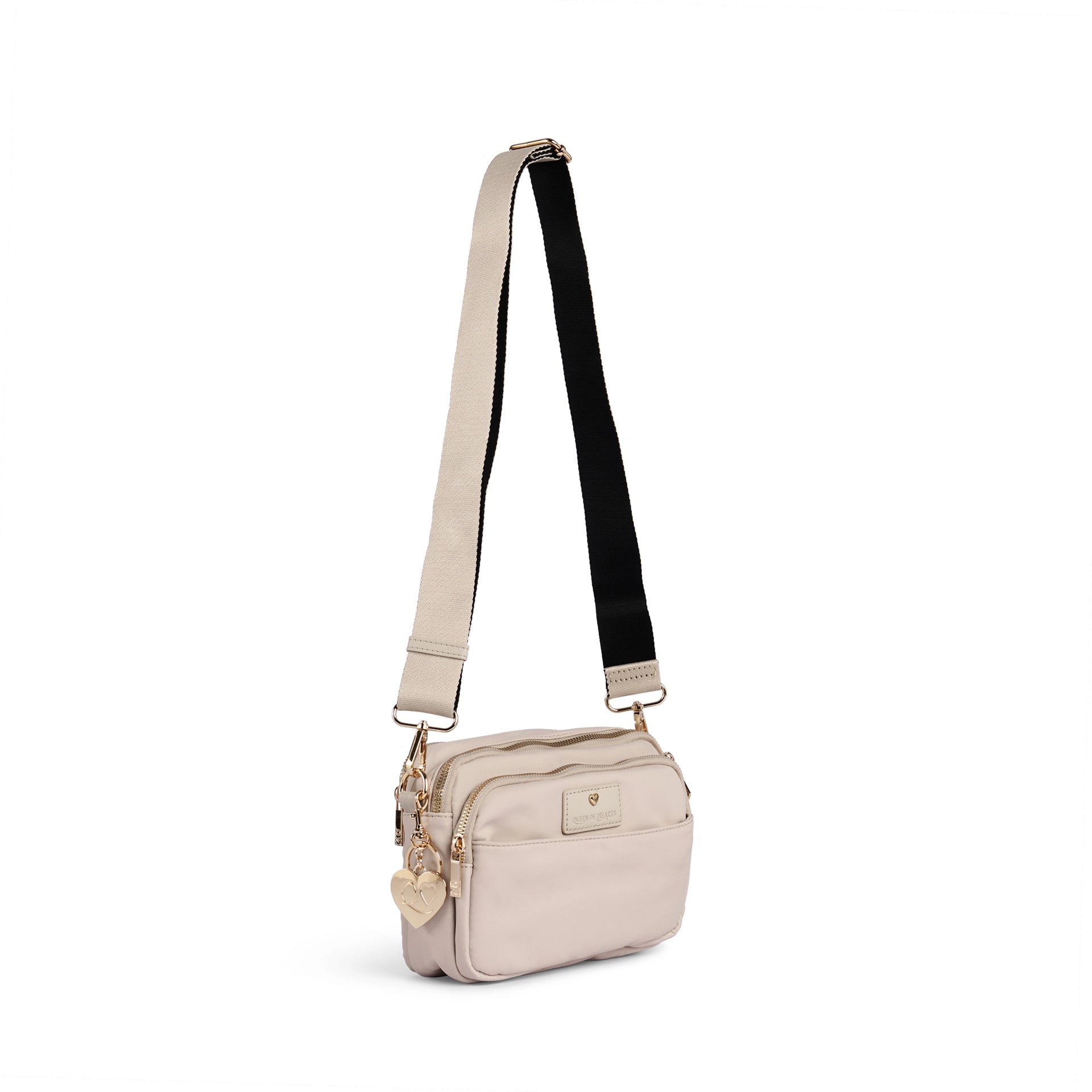 QUEEN OF HEARTS ANNE V2 CROSSBODY BAG NUDE