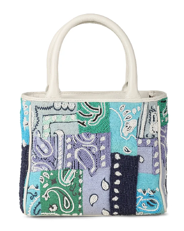 Tasha Tote in Lavender & Cerulean