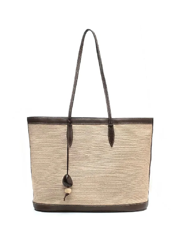 The Tote in Woven Natural Fiber