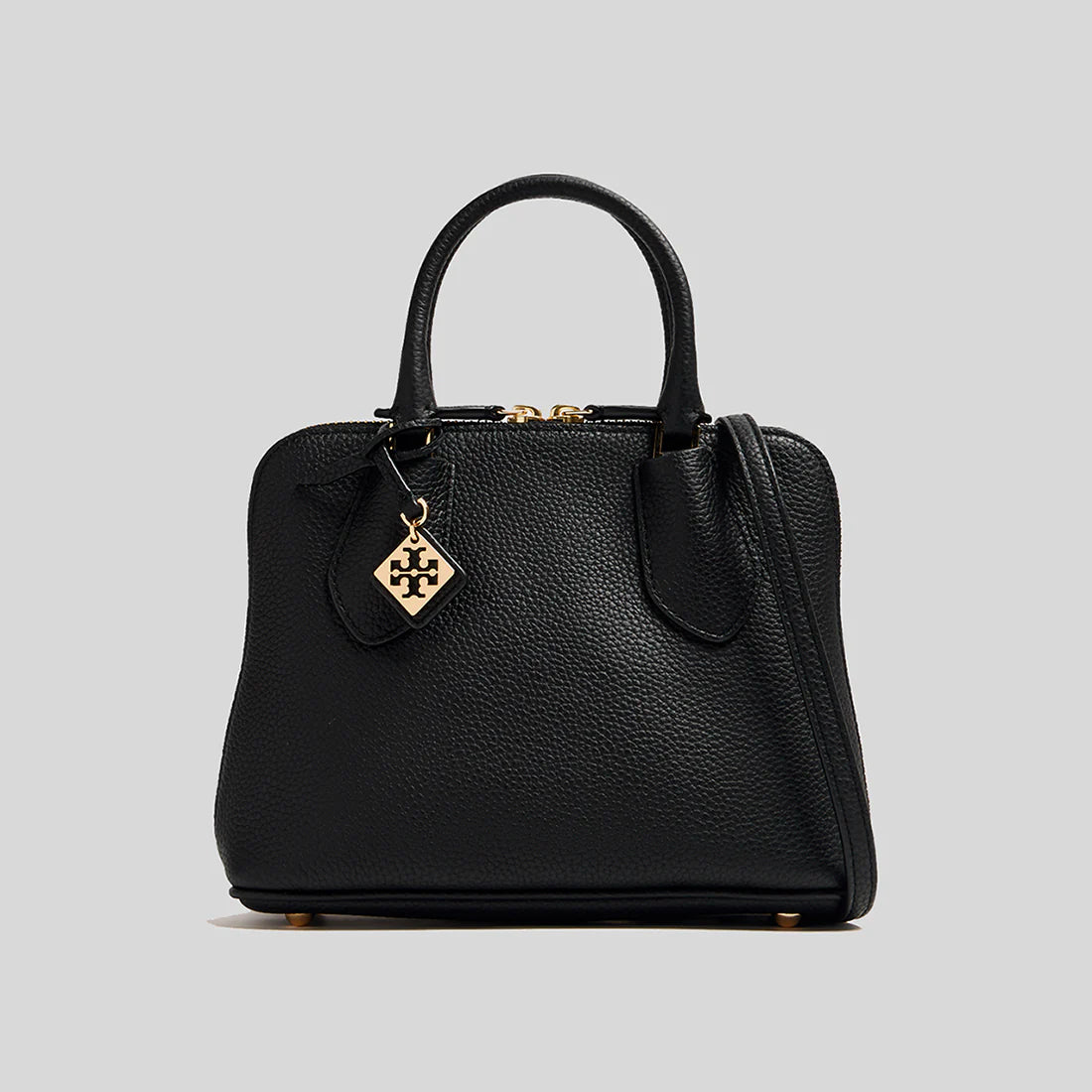 TORY BURCH Mini Swing Leather Tote Bag Black RS-155619