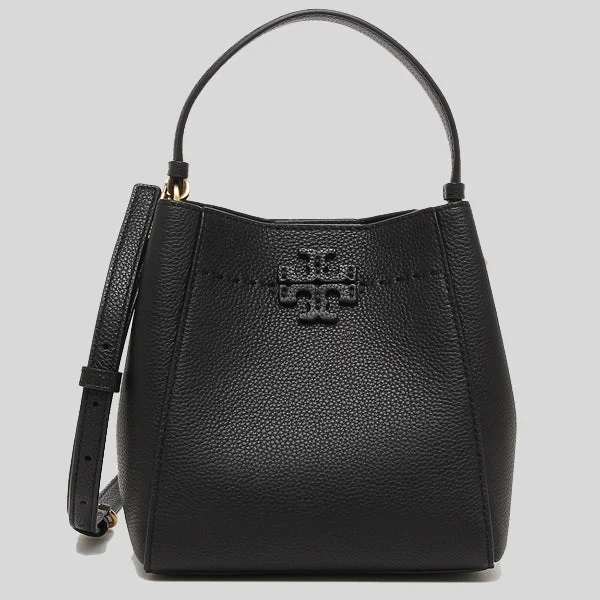 Tory Burch Small McGraw Bucket Bag Black RS-74956