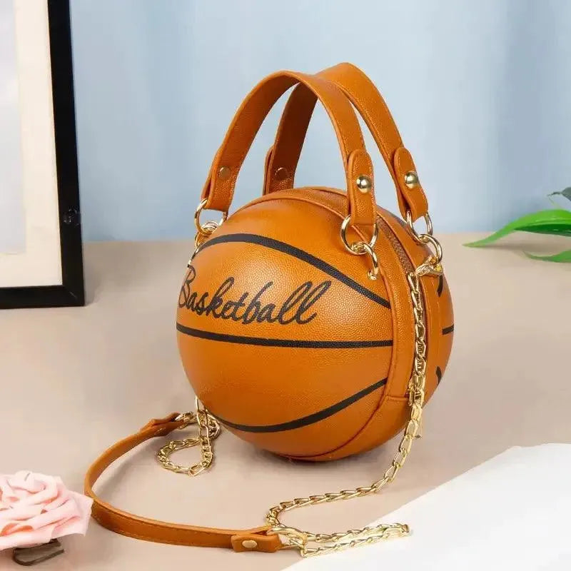 Trendy Basketball Shaped Crossbody Bag