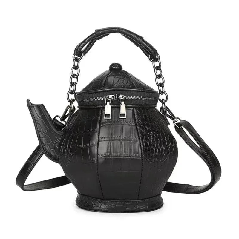 Unique Gothic 3D Tea Pot Purse