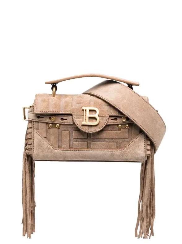 Balmain B-Buzz 19 fringed bag