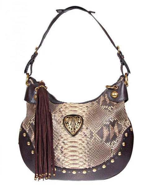 Gucci Brown reptile skin 'Babouska' bag