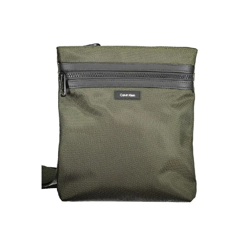 Calvin Klein Green Polyester Shoulder Bag