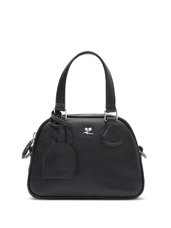 COURRÈGES - Women AC Stud Leather Mini Bowling Bag