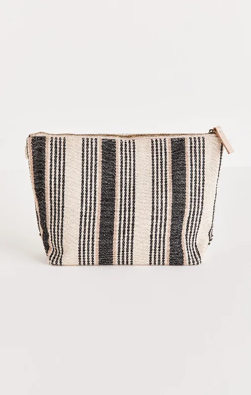 Ella Stripe Large Pouch