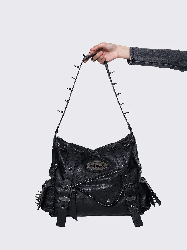 Hardware Vegan Shoulder Bag