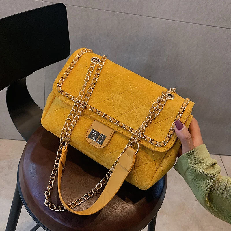 High capacity Lingge Shoulder Bags For Women 2019 Chain Crossbody Bag Female Design Handbags Lady Messenger Bags