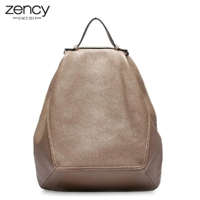 Large Capacity Cow Leather Female Bag