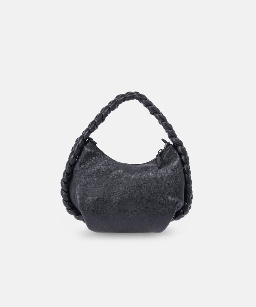 Pippa Crossbody Bag Black Leather