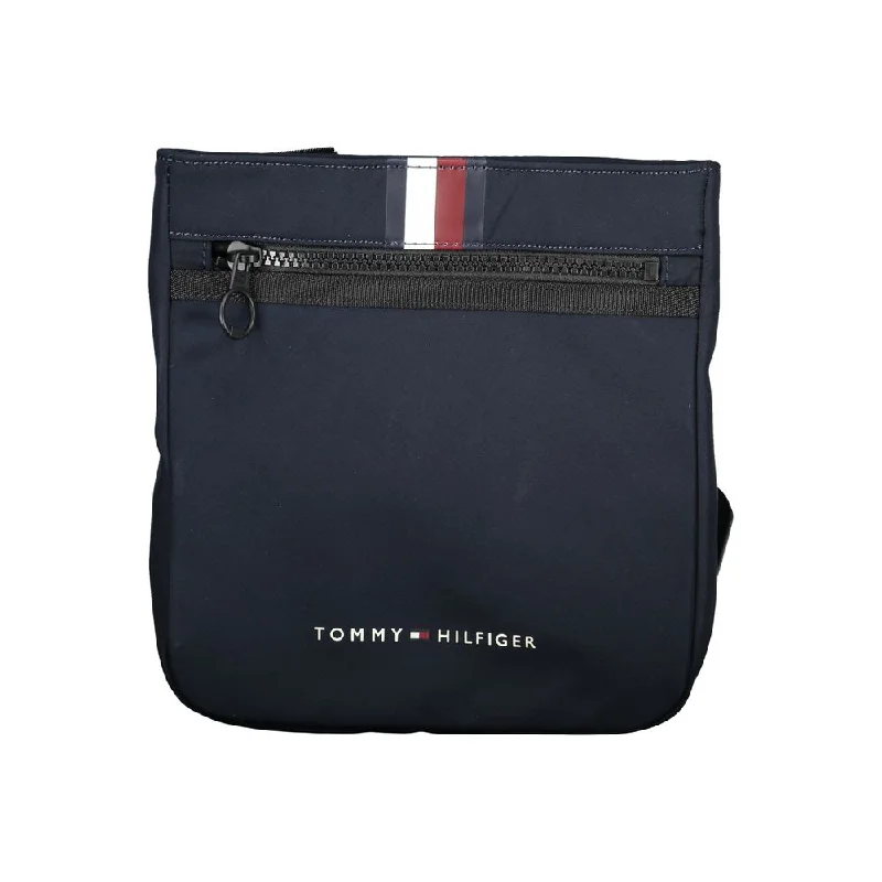 Tommy Hilfiger Blue Polyester Men Shoulder Bag