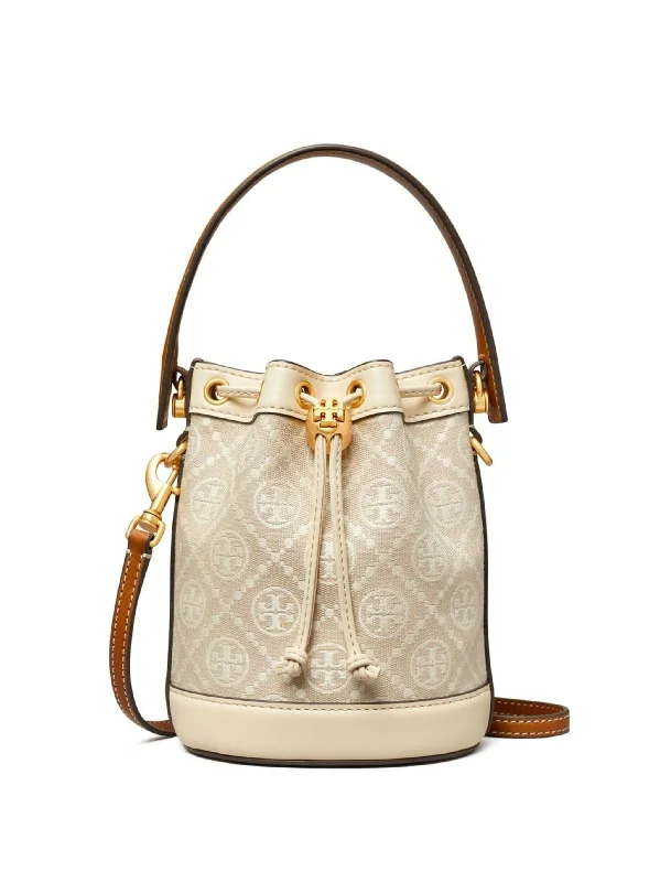 TORY BURCH - Women Mini T Monogram Bucket Bag